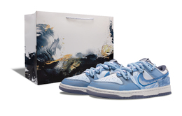 Nike Кроссовки для скейтбординга Dunk Low-Top, синие, мужские fj4188-100（team543-风卷云涌sbox） | blue