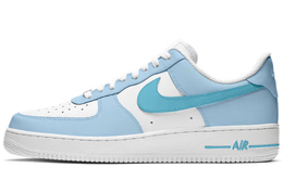 Nike Кроссовки Air Force 1 с низким верхом, противоскользящие, износостойкие, для скейтбординга, мужские, небесно-голубые cw2288-111(team732-梦幻蓝) | sky blue