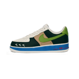Nike Кроссовки Air Force 1 с низким верхом для скейтборда, износостойкие, противоскользящие, мужские, бежевые, зеленые, коричневые cw2288-111(team733森林之王) | beige green brown