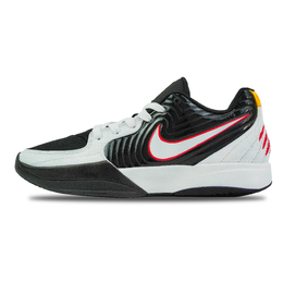 Nike Баскетбольные кроссовки Ja 2 Morant 2 Shock Absorbers с противоскользящим покрытием, устойчивые к истиранию, низкие, мужские, черные, белые, красные fd7327-001(team426-白龙) | black white red