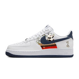 Nike Кроссовки для скейтбординга Air Force 1, мужские, низкие, синие/белые fj4146-104(team56-雪花熊猫) | white