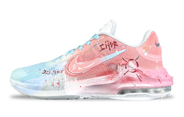 Nike Баскетбольные кроссовки Air Max Impact 4 мужские, средний верх, синие/розовые dm1124-100(team257-斑斓心迹) | blue pink