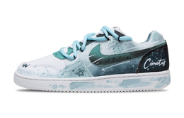 Nike Кроссовки для скейтбординга EBERNON Diopside Comet с низким верхом, износостойкие, противоскользящие, мужские, сине-белые aq1775-100(team947-辉石彗星男款) | blue white