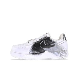 Nike Кроссовки Air Force 1 Dark Shadow Assassin Coverage Low-Top для скейтбординга, мужские, белые, черные, серые cw2288-111（team694-暗影刺客) | white black gray