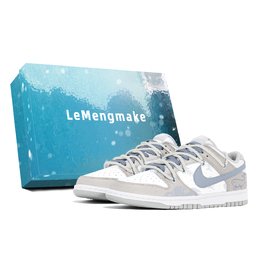 Nike Кроссовки для скейтбординга Dunk, износостойкие, низкие, мужские, серо-синие dd1391-103(team778-鲸屿s-box) | gray blue