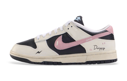 Nike Кроссовки для скейтбординга Dunk Anti Slip, износостойкие, мужские, черные, розовые ib4620-141(team889-猛男情怀) | black pink