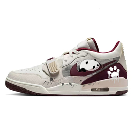 Jordan Баскетбольные кроссовки Legacy 312 Vintage, низкие, мужские, коричневые/белые ib4712-161(team56-流体趴趴熊) | brown