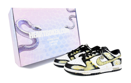 Nike Кроссовки для скейтбординга Dunk, износостойкие, низкие, мужские, черные, белые, желтые dd1391-100(team45-法老权杖礼盒款) | black white yellow