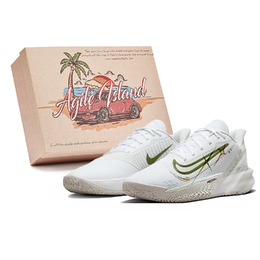 Nike Баскетбольные кроссовки Precision 7 Shock Absorbers Low Top, мужские, белые, зеленые fn4322-100(team202-青辉s-box) | white green
