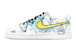 Nike Летние износостойкие низкие кроссовки для скейтбординга Court Vision 1, мужские, цвет "озеро-голубой" dh2987-101(team1171-夏日冲浪） | lake blue