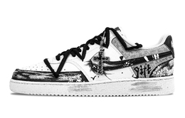 Nike Кроссовки Court Vision 1 с низким верхом, противоскользящие, износостойкие, мужские, черно-белые dh2987-101(team459-幽灵骑士) | black white