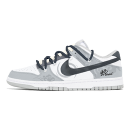 Nike Кроссовки для скейтбординга Dunk, износостойкие, белые, мужские dd1391-103(team778-灵蛇启耀) | white
