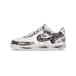 Nike Кроссовки Court Vision 1 с низким верхом, противоскользящие, износостойкие, мужские, черно-белые dh2987-101(teameigh-男款dh暗影） | black white