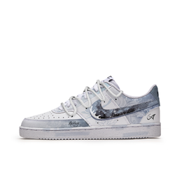 Nike Кроссовки для скейтбординга Court Vision 1 PMS Winter Sea с противоскользящей подошвой, износостойкие, мужские, сине-белые dh2987-101(team584-冬海) | blue white