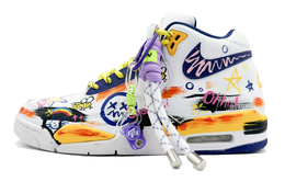 Nike Баскетбольные кроссовки Flight Legacy Slip Mid Top Vintage, мужские, белые bq4212-102(team173-闪耀之星) | white