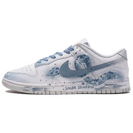 Nike Кроссовки для скейтбординга Dunk Anti-Slip, износостойкие, низкие, мужские, цвет: голубой, белый dv0831-101(teamthree-空想花蛇青白) | cyan white