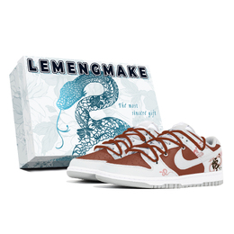 Nike Кроссовки для скейтбординга Dunk, износостойкие, белые, мужские dd1391-103(team778-福蛇幽影s-box) | white