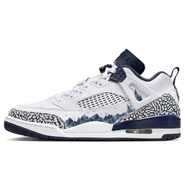 Jordan Баскетбольные кроссовки Spizike Vintage, низкие, мужские, синие/белые fq1759-104(team56-仙路青山) | blue
