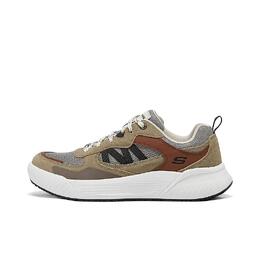 Skechers Износостойкие низкие кроссовки для бега, мужские, серо-коричневые 211007-tpmt | taupe multicolor