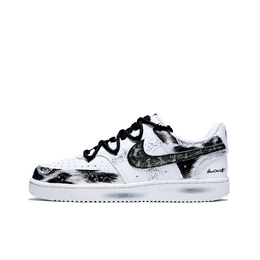 Nike Кроссовки Court Vision 1 с низким верхом, нескользящие, износостойкие, мужские, черно-белые dh2987-101(team156-幽影骑士逆袭2.0) | black white