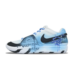Nike Баскетбольные кроссовки Ja 1 с низким верхом, амортизирующие, противоскользящие и износостойкие, мужские, сине-белые dr8786-101(team760-泡泡蓝) | white blue