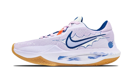 Nike Баскетбольные кроссовки Precision 6 с низким верхом и амортизацией, противоскользящие, мужские, фиолетово-белые hv1796-141(team282-紫白恋动) | purple white
