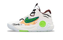 Nike Баскетбольные кроссовки KD Trey 5 X Fireworks с защитой от скольжения и износостойкостью, низкие, бежевые, мужские dj7554-014(team731-男款焰火) | beige
