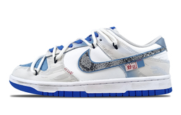 Nike Кроссовки для скейтбординга Dunk Auspicious Snake In All Seas, противоскользящие и износостойкие, легкие, синие, для мужчин dd1391-401(team60-蛇祥四海) | blue