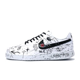 Nike Легкие нескользящие низкие кроссовки для скейтбординга Court Vision 1, мужские, черные, белые, красные dh2987-101（team390-预言 ) | black white red