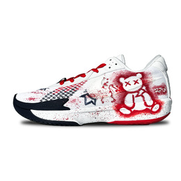 Nike Баскетбольные кроссовки Air Zoom GT Cut Academy с амортизацией, износостойкие, низкие, мужские, белые, красные fb2598-104（team240-布偶熊） | white red