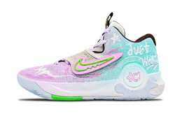 Nike Баскетбольные кроссовки KD Trey 5 X Purple Cyan Luminous, износостойкие и легкие, среднего размера, мужские, светло-фиолетовые dj7554-014（team407-紫青流光） | light purple
