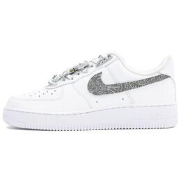 Nike Кроссовки Air Force 1 с противоскользящим покрытием, износостойкие, низкие, для скейтбординга, мужские, белые, серебристые cw2288-111（team335-银龙) | white silver