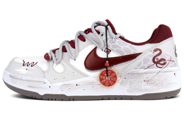 Nike Кроссовки для скейтбординга Full Force с антискользящим покрытием, износостойкие, низкие, мужские, красно-серые ib4612-131（team238-蛇腾四海） | red gray