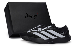 Adidas Кроссовки Adizero Evo SL с низким верхом, противоскользящие, износостойкие, мужские, черно-серые jp7149(team80-男款星舰灰s-box) | black gray