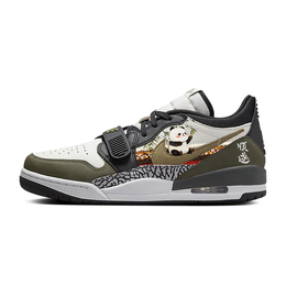 Jordan Баскетбольные кроссовки Legacy 312 Vintage, низкие, мужские, зеленые/белые cd7069-120(team56-雪花熊猫) | green