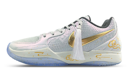 Nike Баскетбольные кроссовки Ja 2 с низким верхом, амортизирующие, противоскользящие и износостойкие, мужские, белое золото fz1516-001(team652-ja2流苏祥云) | white gold