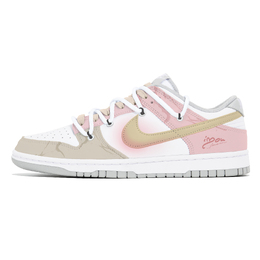 Nike Кроссовки для скейтбординга Dunk Joy Lemon, износостойкие, белые, мужские dd1391-103(team399-粉色迷雾) | white