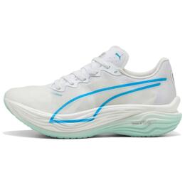 Puma Кроссовки для бега Deviate NITRO Elite 3 с низким верхом, устойчивые к истиранию, женские, цвет белый, синий 309810-08 | white/speed blue