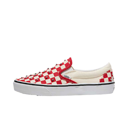 Vans Классические низкие кеды из износостойкого парусинового материала без застежек, красные, унисекс vn000d6yizq | red