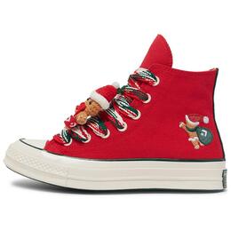 Converse Кроссовки Chuck 70 Hi X Mas Gingerbread & Knit Sock Red Women's a12454c | red