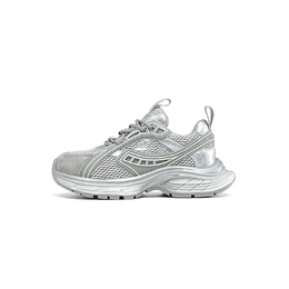Массивные кроссовки женские серебристые Eblan, Silver er243752d52 | silver