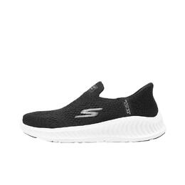 Skechers Женские повседневные кроссовки GO WALK с дышащими износостойкими низкими кроссовками, черные 125642-bkw | black