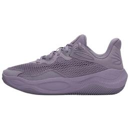 Under Armour Баскетбольные кроссовки Curry Splash 24 с низким антискользящим покрытием, износостойкие, унисекс, серо-фиолетовые 3028193-550 | gray purple