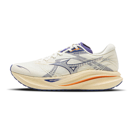 Mizuno PI PLUS Дышащие легкие низкие повседневные кроссовки унисекс белого цвета d1gh240305 | snow/purple blue
