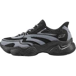 Skechers Низкие дышащие кроссовки Slip Ins с амортизацией, массивные, женские, черно-серые 117687-bkgy | black gray/bkgy