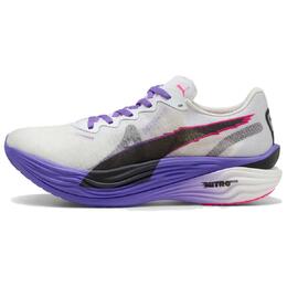 Puma Кроссовки Deviate NITRO Elite 3 Low Top унисекс, белые, фиолетовые 311917-01 | white purple
