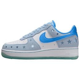 Nike Женские кроссовки Air Force 1 с низким верхом для скейтборда, устойчивые к истиранию, цвет "ледяной синий" hq8051-400 | ice blue