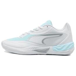 Puma Баскетбольные кроссовки ALL PRO NITRO 2 с низкой амортизацией, унисекс, белые, аквамариновые 312374-03 | white aqua blue