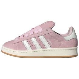 Женские замшевые кроссовки Campus 00s с тремя полосками Adidas, Clear Pink/Bright White jq5751 | clear pink/bright white