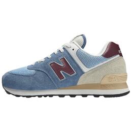 New Balance Кроссовки NB 574 с низким верхом, устойчивые к истиранию, дышащие, унисекс, синие u574spr | blue